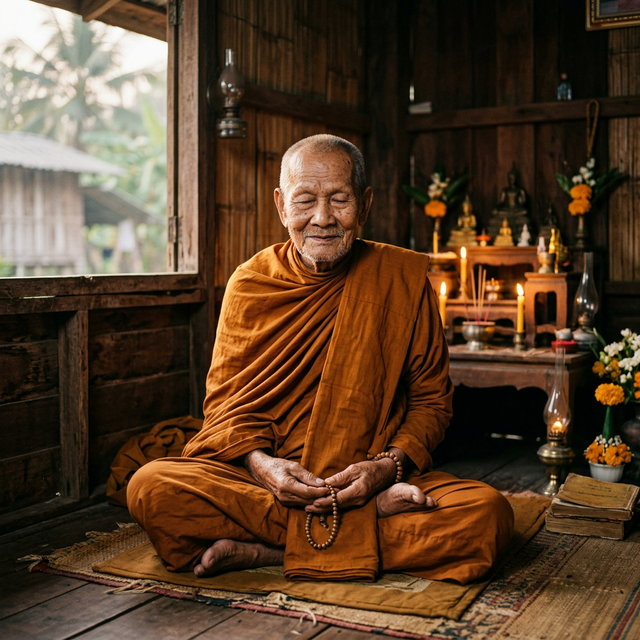 LP Moon (Wat Ban Jan): The Century-Old Monk & Moonlight Compassion