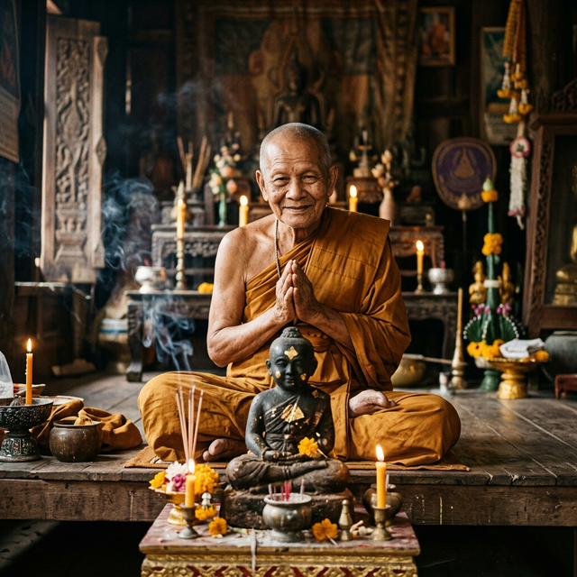 龙婆爹:古曼童之父与瓦三岩的不朽传奇