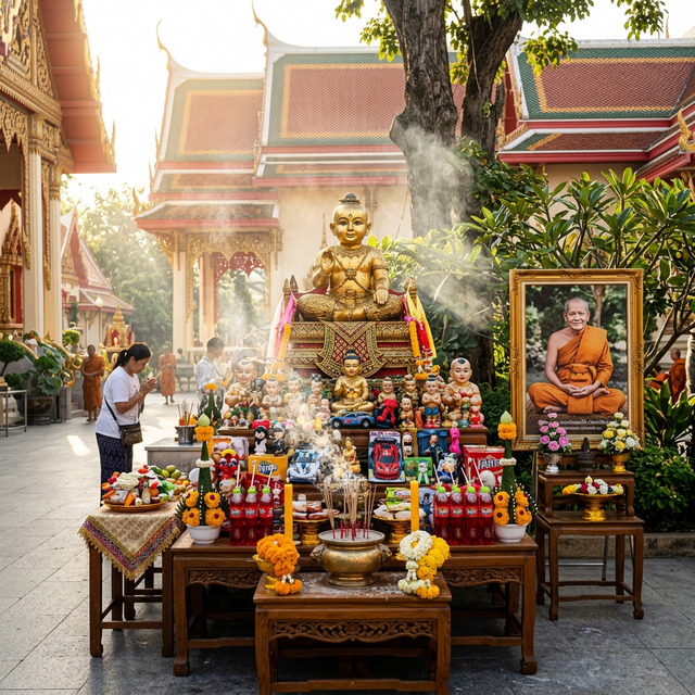 Luang Phor Yeam: The Loyal Guardian of the Wat Sam Ngam Lineage