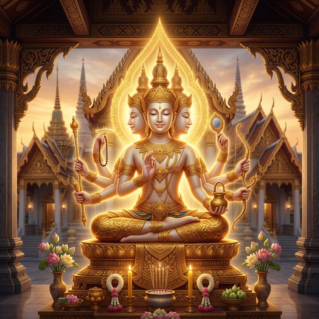 四面神(大梵天王):全方位的守护与祈愿指南