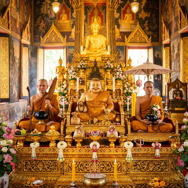 The Trio of Wealth: LP Perm, LP Poon, and LP Ruay